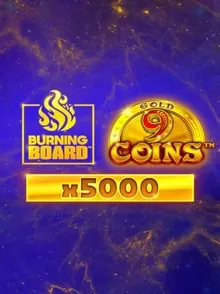 9 Coins Gold Burning Board